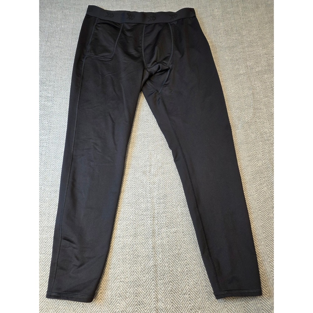All In Motion Active Tights Leggings Women Large Black Performance Elastic Waist